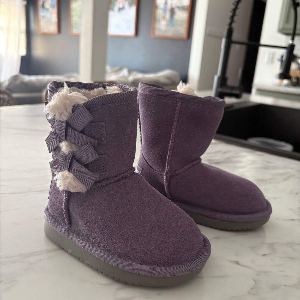 UGG Purple Kids Boots with Bows
